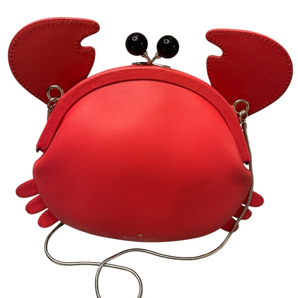 KATE SPADE MAKE A SPLASH GERANIUM CRAB CROSSBODY - Picture 5 of 11